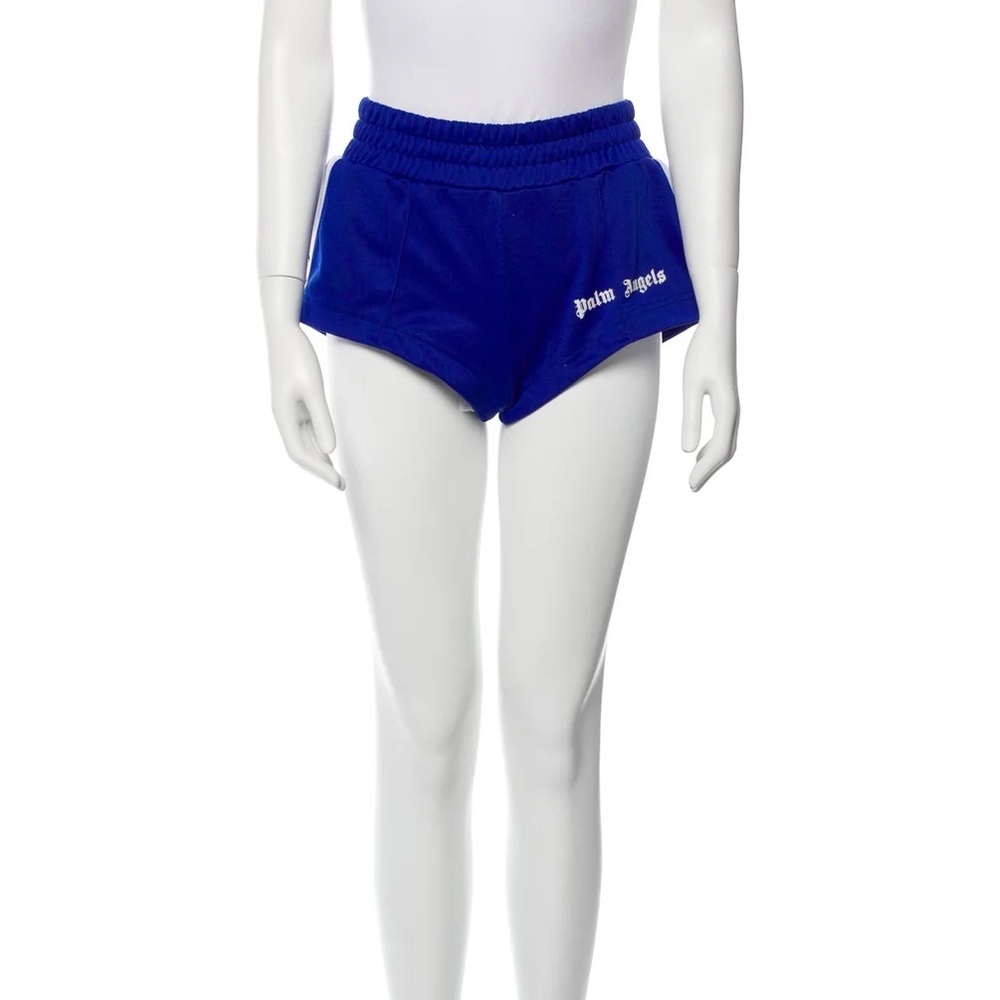 palm angels blue shorts